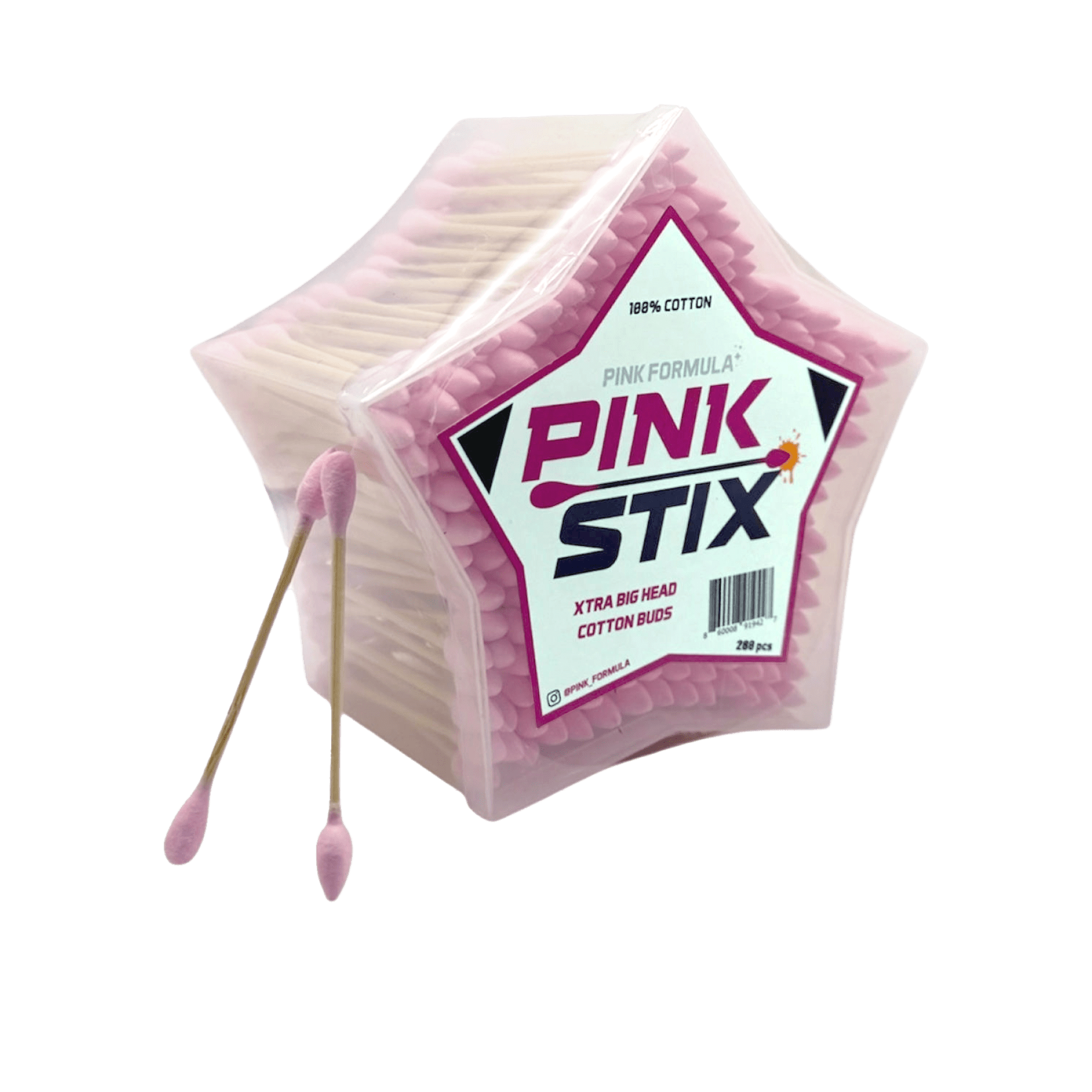 Pink Stix - XL Cotton Heads: Single Pack - DynaVap